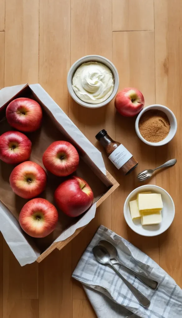 Cheesecake Stuffed Baked Apples (2)