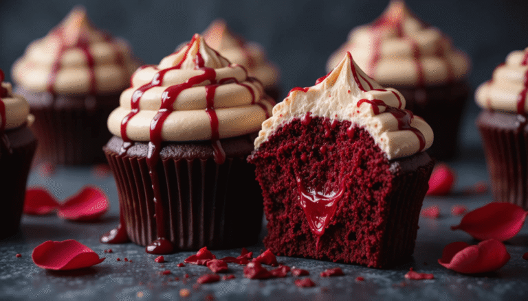 Vampire Bite Halloween Cupcakes (1)