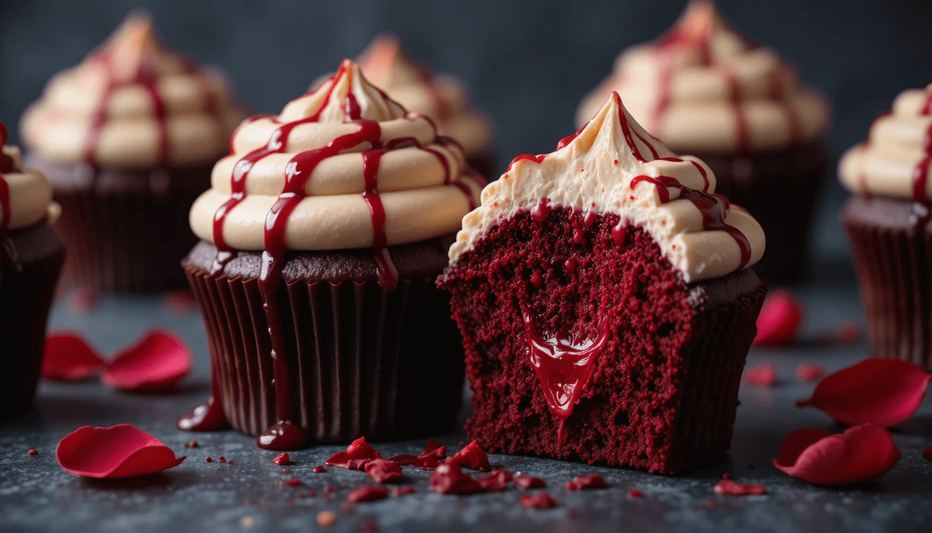 Vampire Bite Halloween Cupcakes (1)