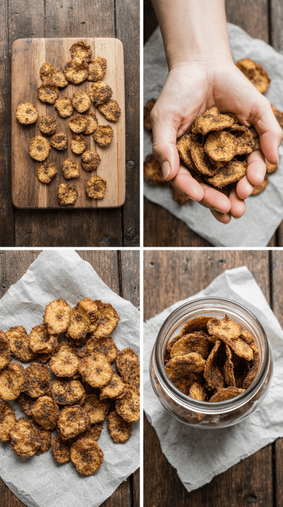 cinnamon sugar air fryer banana chips 