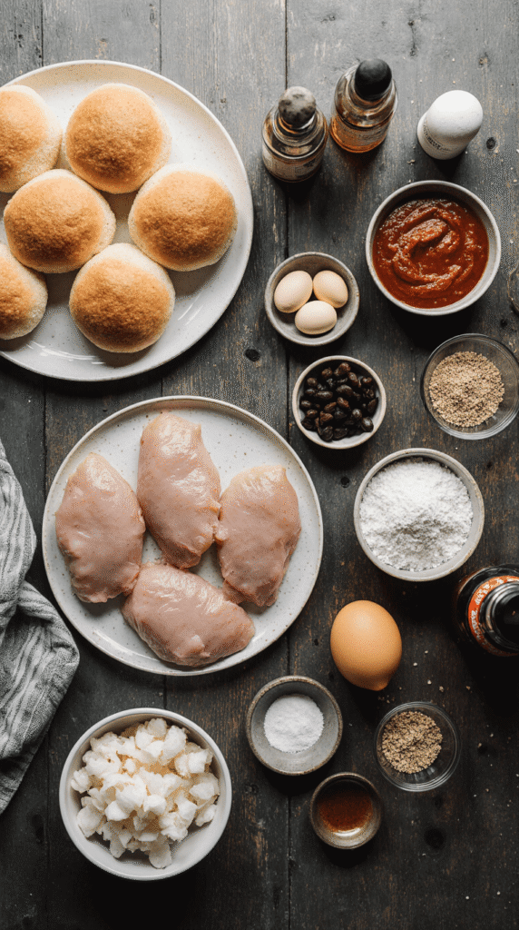 Halloween Chicken Parm Sliders
