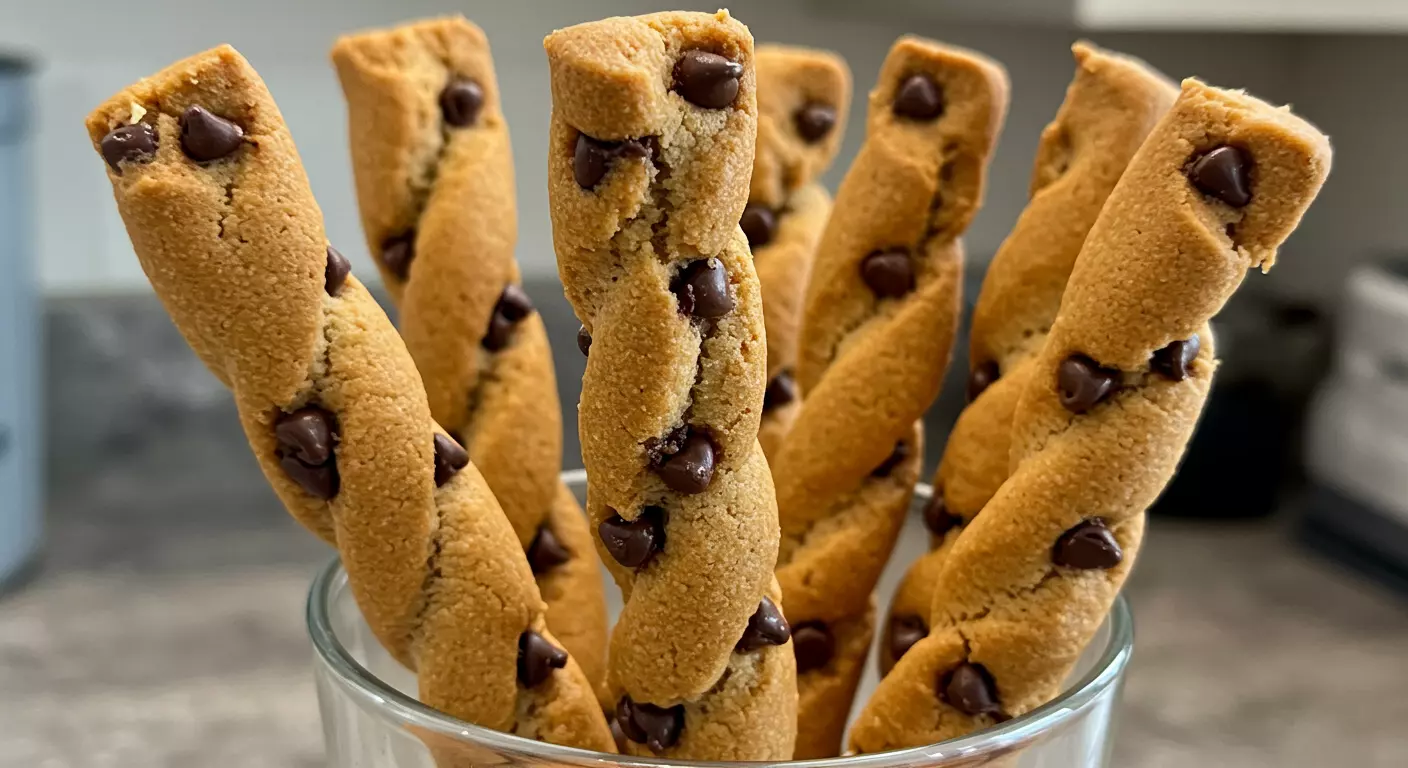 Chocolate Chip Cookie Dough Twists