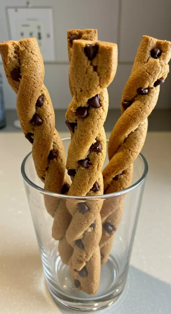 Chocolate Chip Cookie Dough Twists