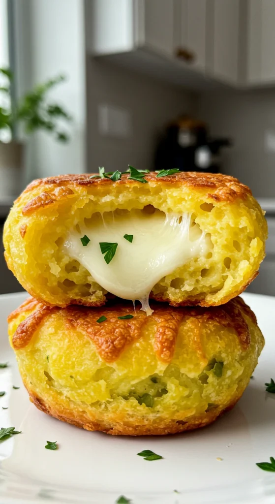 Cheesy Mashed Potato Puff Bites