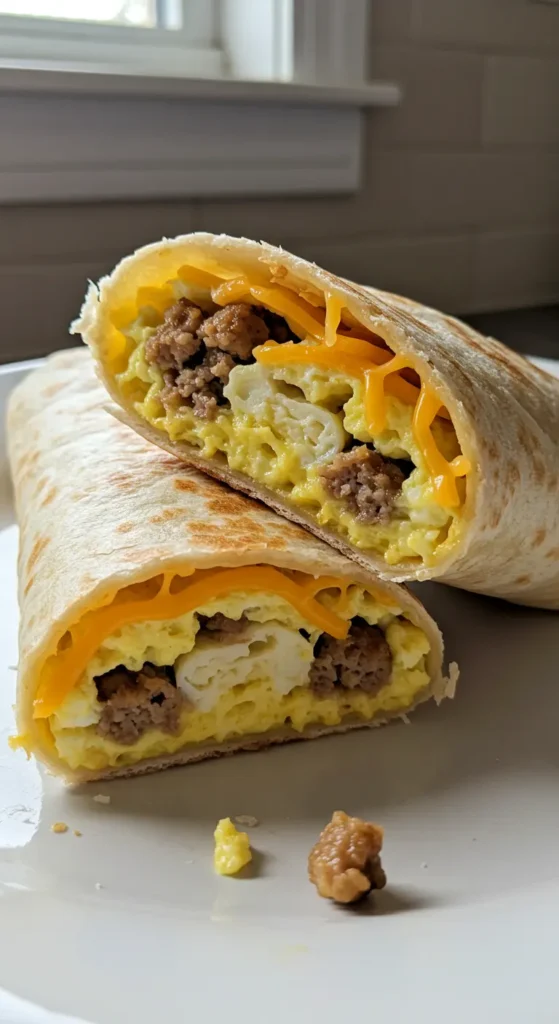Sausage Egg Breakfast Roll-Ups
