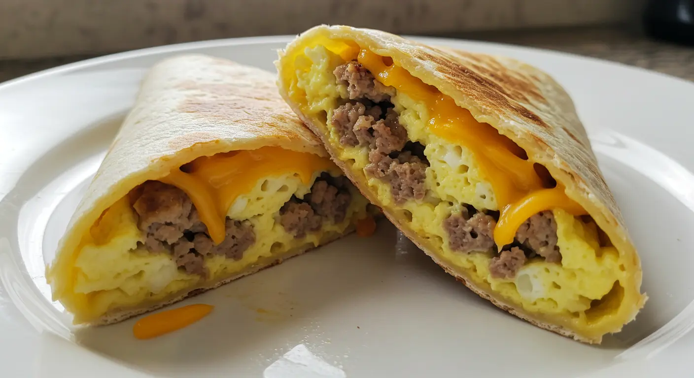 Sausage Egg Breakfast Roll-Ups