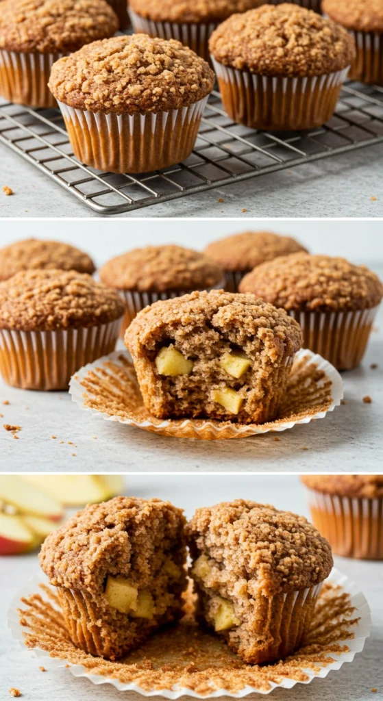 Apple Cinnamon Streusel Muffins