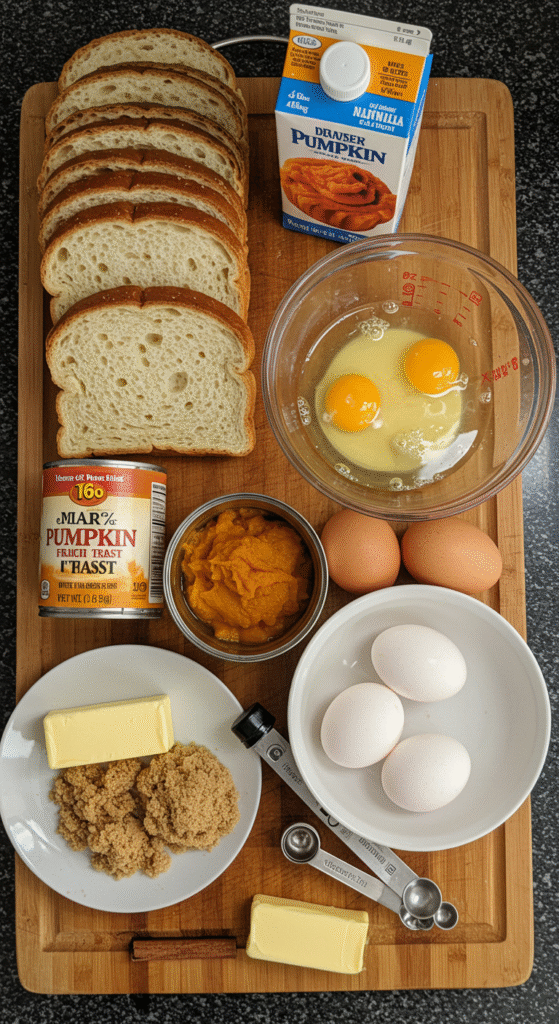 Pumpkin French Toast Breakfast