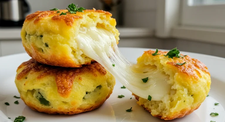 Cheesy Mashed Potato Puff Bites