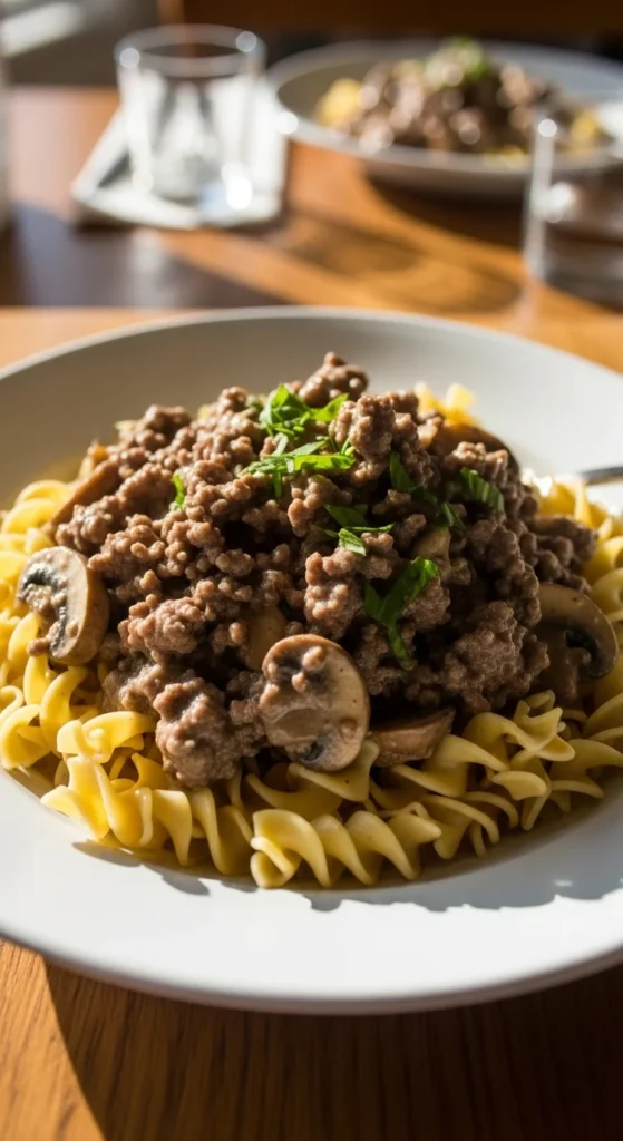 Beef Stroganoff