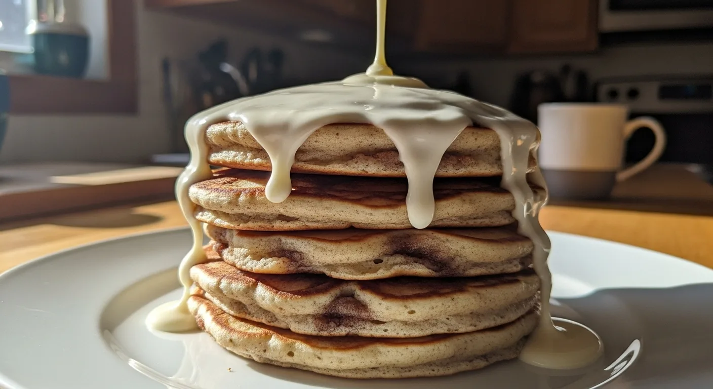 Cinnamon Roll Pancakes